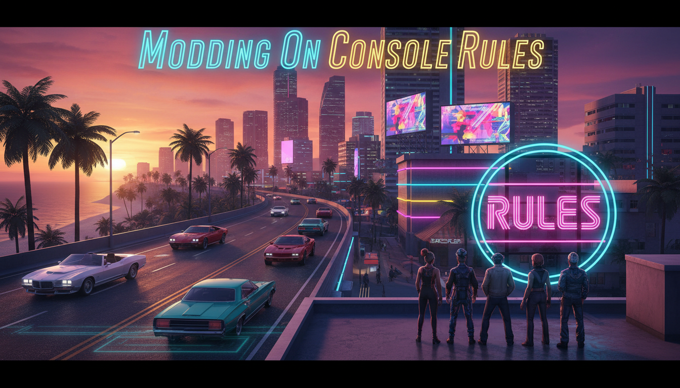 Modding On Console Rules